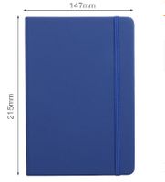 1 Piece Solid Color Class Learning Pu Leather Business Notebook sku image 12