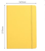1 Piece Solid Color Class Learning Pu Leather Business Notebook sku image 13