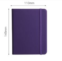 1 Piece Solid Color Class Learning Pu Leather Business Notebook sku image 2