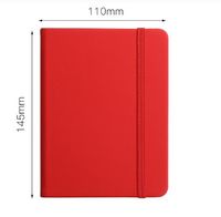 1 Piece Solid Color Class Learning Pu Leather Business Notebook sku image 3