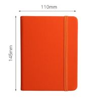 1 Piece Solid Color Class Learning Pu Leather Business Notebook sku image 4