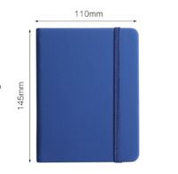 1 Piece Solid Color Class Learning Pu Leather Business Notebook sku image 5
