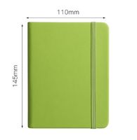 1 Piece Solid Color Class Learning Pu Leather Business Notebook sku image 7