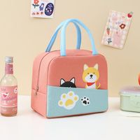 Cute Animal Cartoon Cloth Aluminum Bento Bag sku image 20