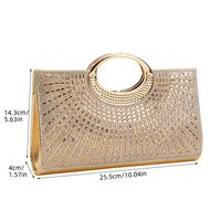 Women's Polyester Solid Color Basic Square Magnetic Buckle Evening Bag main image 2