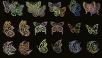 1 Piece Butterfly Class Learning Pet Vintage Style Stickers sku image 1
