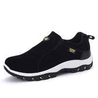 Men's Vintage Style Solid Color Round Toe Sports Shoes main image 3