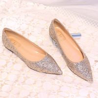 Women's Elegant Sexy Solid Color Point Toe Flats main image 5