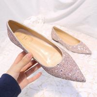Women's Elegant Sexy Solid Color Point Toe Flats main image 4