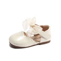 Girl's British Style Solid Color Round Toe Mary Jane main image 4