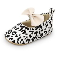 Girl's Casual Leopard Round Toe Toddler Shoes sku image 1