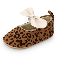 Girl's Casual Leopard Round Toe Toddler Shoes sku image 5