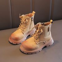Kid's Sports Solid Color Round Toe Martin Boots main image 2