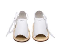 Girl's Vintage Style Color Block Open Toe Peep Toe Sandals main image 4