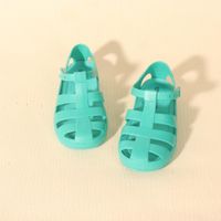 Kid's Casual Solid Color Open Toe Flats main image 5