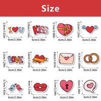 Cartoon Style Letter Heart Shape Paper Ornaments main image 2