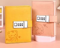 1 Piece Animal Solid Color Class Learning Pu Leather Cute Notebook main image 3