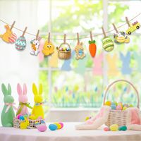 Easter Cartoon Style Animal Paper Party Festival Decorative Props main image 3