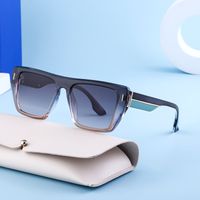 Simple Style Solid Color Pc Square Full Frame Women's Sunglasses main image 3