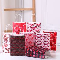 La Saint-valentin Style Simple Style Classique Cœur Papier Fête Fournitures D'emballage Cadeau main image 1