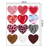 Heart Shape Holiday Valentine's Day Copper Plate Sticker Simple Style Classic Style Washi Tape main image 5