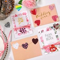 Heart Shape Holiday Valentine's Day Copper Plate Sticker Simple Style Classic Style Washi Tape main image 2