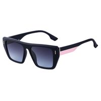 Simple Style Solid Color Pc Square Full Frame Women's Sunglasses sku image 3