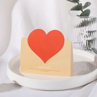 Sweet Heart Shape Paper Holiday Daily Card sku image 6