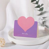 Sweet Heart Shape Paper Holiday Daily Card sku image 5