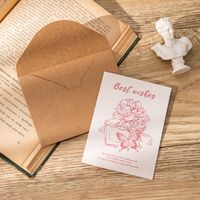 Valentine's Day Pastoral Letter Paper Holiday Daily Card sku image 2