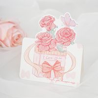 Valentine's Day Vacation Simple Style Letter Flower Paper Holiday Daily Card sku image 8