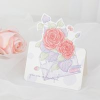 Valentine's Day Vacation Simple Style Letter Flower Paper Holiday Daily Card sku image 5