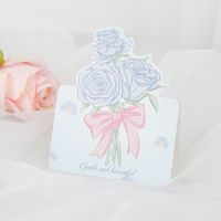 Valentine's Day Vacation Simple Style Letter Flower Paper Holiday Daily Card sku image 3