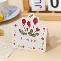 Valentine's Day Mother's Day Sweet Letter Flower Paper Holiday Daily Card sku image 2