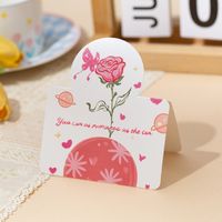 Valentine's Day Mother's Day Sweet Letter Flower Paper Holiday Daily Card sku image 5