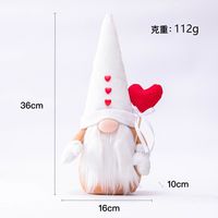 Vacation Heart Shape Cloth Ornaments sku image 1