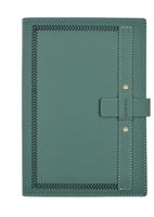 1 Piece Solid Color Class Learning Pu Leather Retro Notebook sku image 12