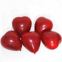 Valentine's Day Simple Style Classic Style Heart Shape Emulsion Birthday Balloons sku image 2