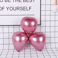 Valentine's Day Simple Style Classic Style Heart Shape Emulsion Birthday Balloons sku image 26