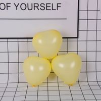Valentine's Day Simple Style Classic Style Heart Shape Emulsion Birthday Balloons sku image 3