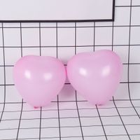 Valentine's Day Simple Style Classic Style Heart Shape Emulsion Birthday Balloons sku image 10