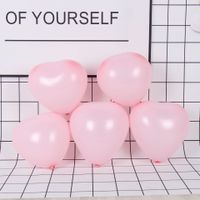 Valentine's Day Simple Style Classic Style Heart Shape Emulsion Birthday Balloons sku image 11