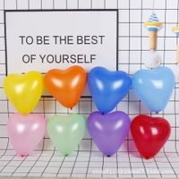 Valentine's Day Simple Style Classic Style Heart Shape Emulsion Birthday Balloons sku image 12