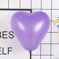 Valentine's Day Simple Style Classic Style Heart Shape Emulsion Birthday Balloons sku image 20