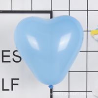 Valentine's Day Simple Style Classic Style Heart Shape Emulsion Birthday Balloons sku image 17