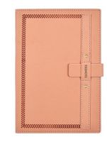 1 Piece Solid Color Class Learning Pu Leather Retro Notebook sku image 8