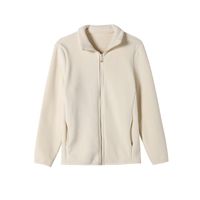 Women's Casual Classic Style Solid Color Zipper Coat Polar Fleece Coat sku image 16