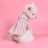 Casual Polyester Stripe Pet Clothing sku image 1