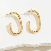 1 Piece 1 Pair Elegant Simple Style Geometric Butterfly Plating Brass Zircon 14k Gold Plated White Gold Plated Ear Cuffs Ear Studs main image 5