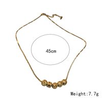 Elegant Einfacher Stil Geometrisch Titan Stahl Halskette Mit Anhänger main image 2
